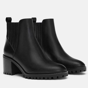 Zara Shoes - ✔️BRAND NEW ZARA HEELED BOOTIES WITH LUG SOLES Zara Shoes - ✔️BRAND NEW ZARA HEELED BOOTIES WITH LUG SOLES